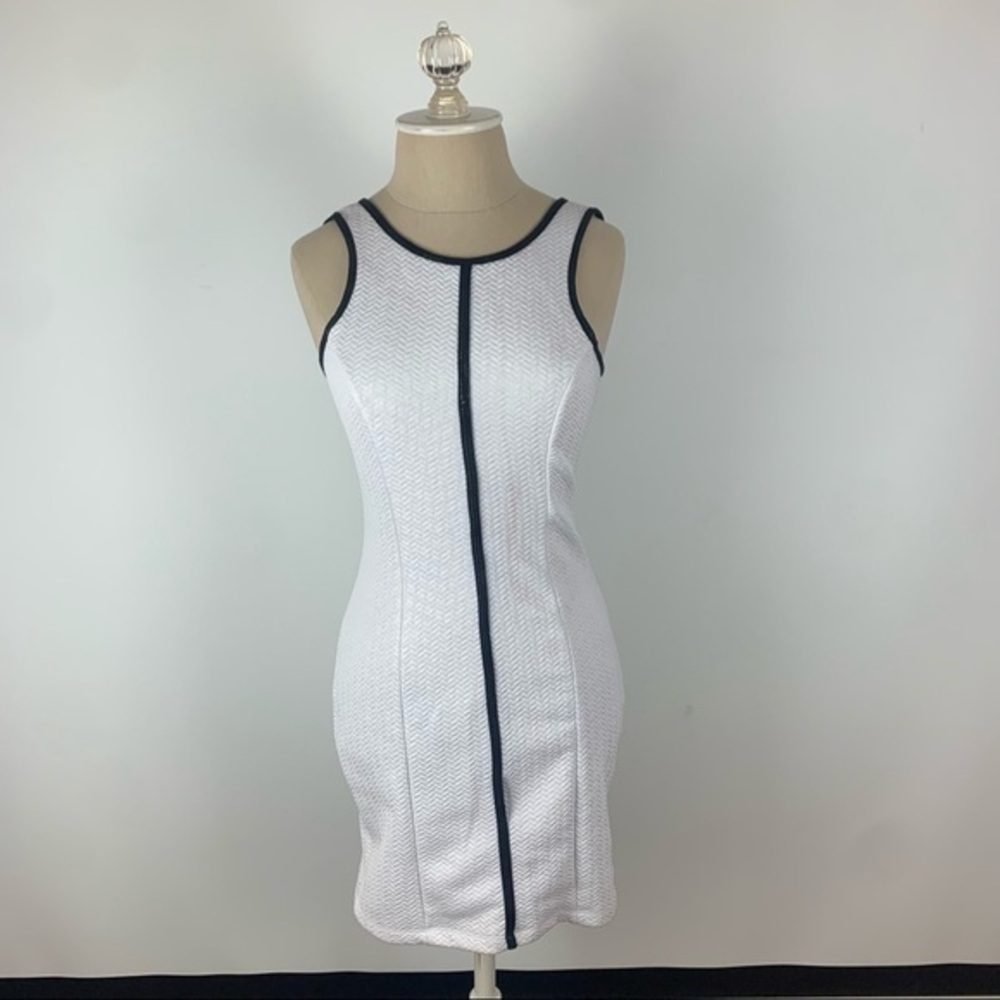 White & Black Cocktail Dress